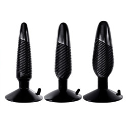 NMC Kit de 3 plugs Xplorer noirs